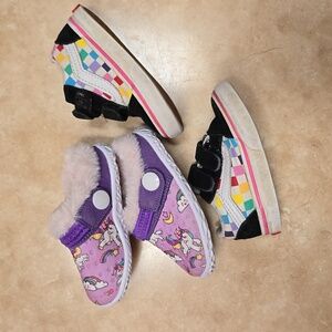 Vans Rainbow Checkered Sneakers Baby Size 4
